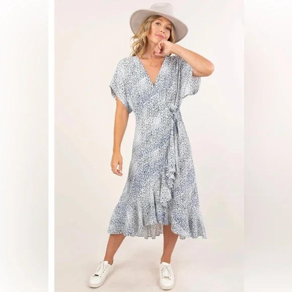 Lovestitch Sunday Best Wrap Dress Size S NWT - Picture 1 of 7